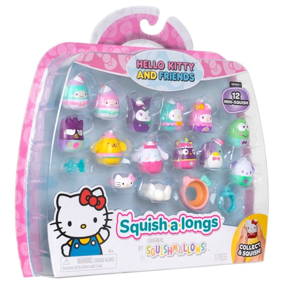 Squishmallows Hello Kitty and Friends Squish-a-longs 12-Pack NWT - Picture 4 of 8